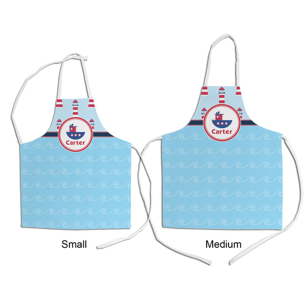 Light House & Waves Kid's Aprons - Comparison