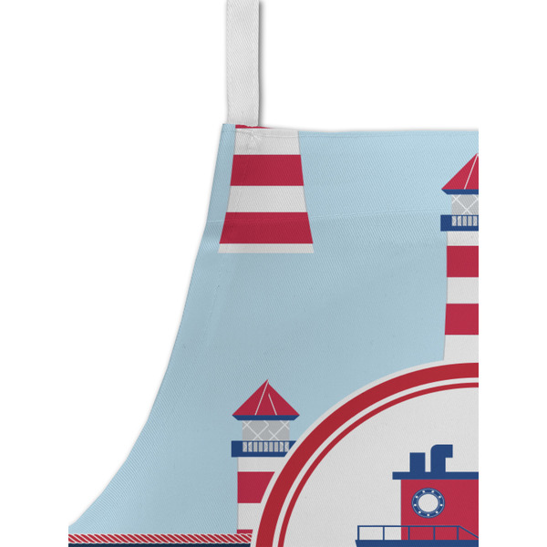 Light House & Waves Kid's Aprons - Detail