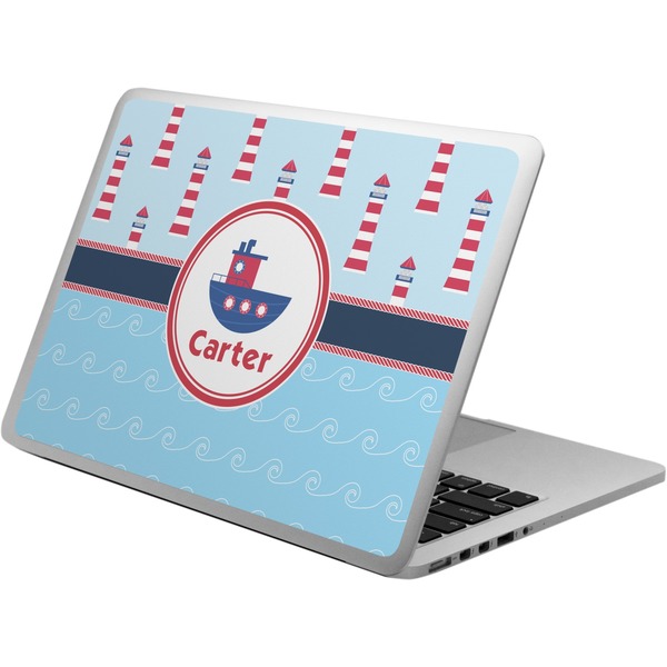 Custom Light House & Waves Laptop Skin - Custom Sized (Personalized)