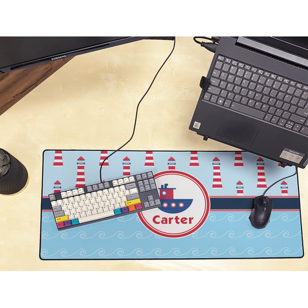 Light House & Waves Large Gaming Mats - LIFESTYLE