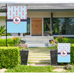 Light House & Waves Large Garden Flag - Double Sided (Personalized)