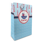 Light House & Waves Large Gift Bag (Personalized)