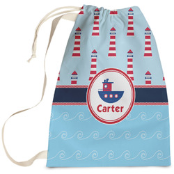 Light House & Waves Laundry Bag - Large (Personalized)