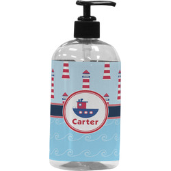 Light House & Waves Plastic Soap / Lotion Dispenser (Personalized)