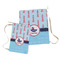 Light House & Waves Laundry Bag - Both Bags