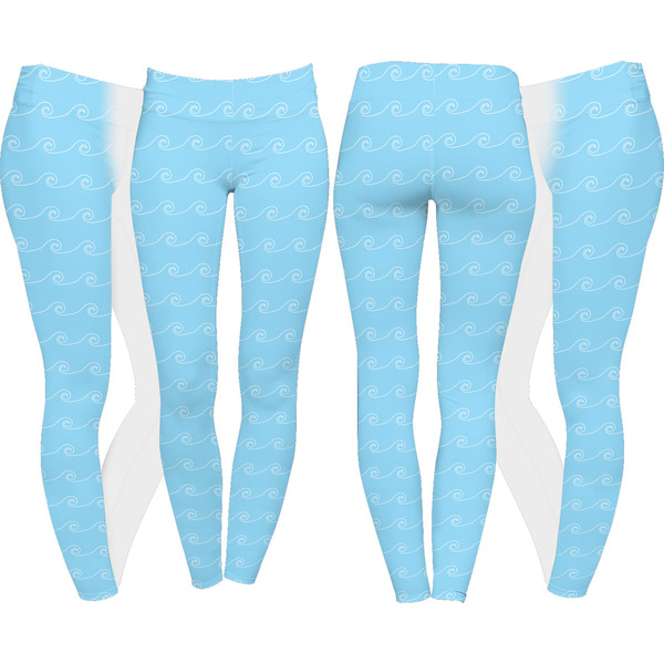 Light House & Waves Leggings Turn Around - Apvl