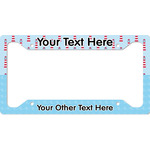 Light House & Waves License Plate Frame (Personalized)