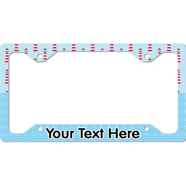Light House & Waves License Plate Frame - Style C