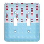 Light House & Waves Light Switch Cover (2 Toggle Plate)