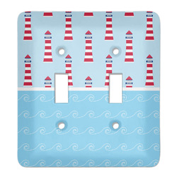 Light House & Waves Light Switch Cover (2 Toggle Plate)