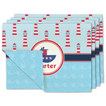 Light House & Waves Linen Placemat w/ Name or Text