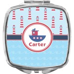 Light House & Waves Compact Makeup Mirror (Personalized)