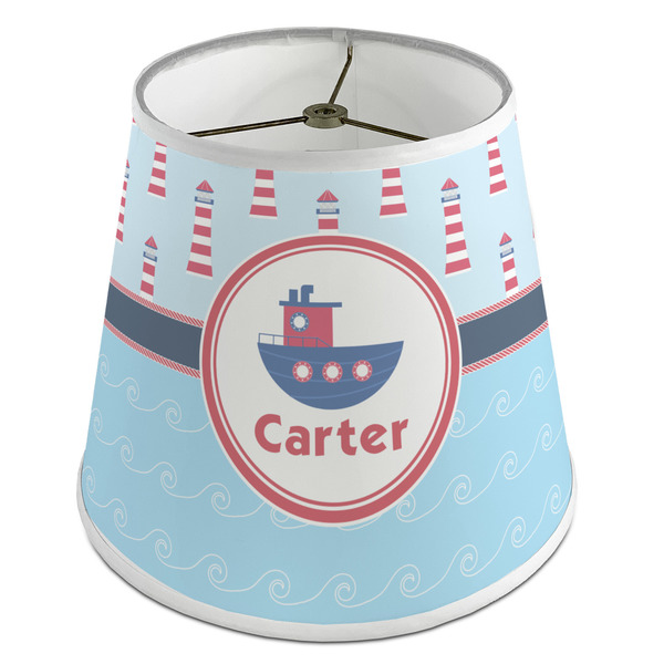 Custom Light House & Waves Empire Lamp Shade (Personalized)