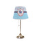Light House & Waves Poly Film Empire Lampshade - On Stand