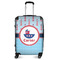 Light House & Waves Suitcase - 24" Medium - Checked (Personalized)
