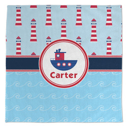 Light House & Waves Microfiber Dish Towel (Personalized)