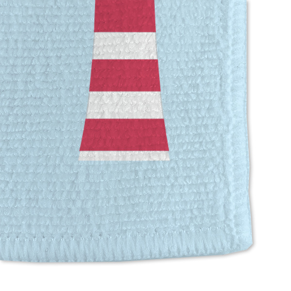 Light House & Waves Microfiber Dish Towel - DETAIL