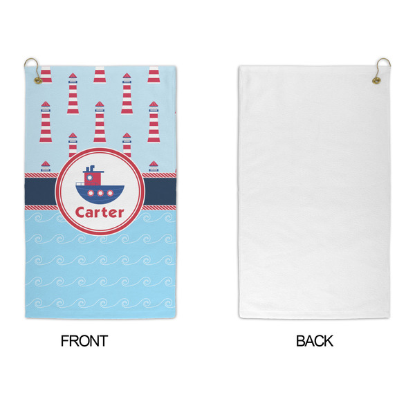 Light House & Waves Microfiber Golf Towels - APPROVAL
