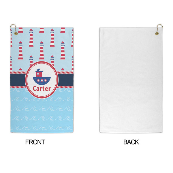 Light House & Waves Microfiber Golf Towels - APPROVAL