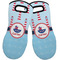 Light House & Waves Neoprene Oven Mitts - Set of 2 w/ Name or Text