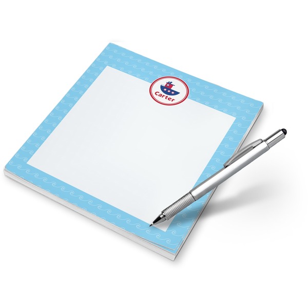 Custom Light House & Waves Notepad (Personalized)