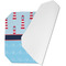 Light House & Waves Octagon Placemat - Single front (folded)