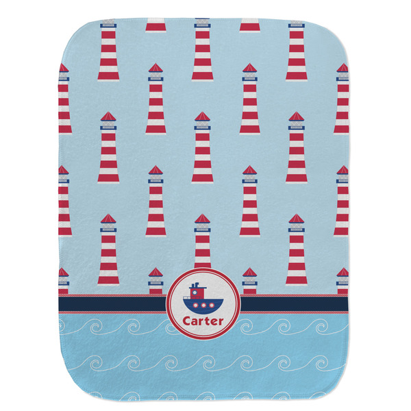 Light House & Waves Old Burp Flat