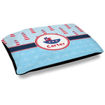 Light House & Waves Dog Bed w/ Name or Text