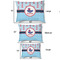 Light House & Waves Outdoor Dog Beds - SIZE CHART