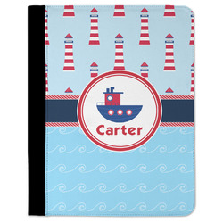 Light House & Waves Padfolio Clipboard - Large (Personalized)