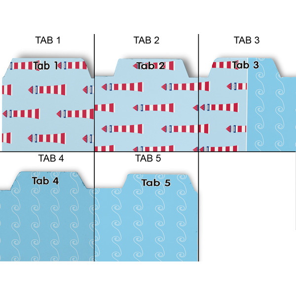 Light House & Waves Page Dividers - Set of 5 - Approval
