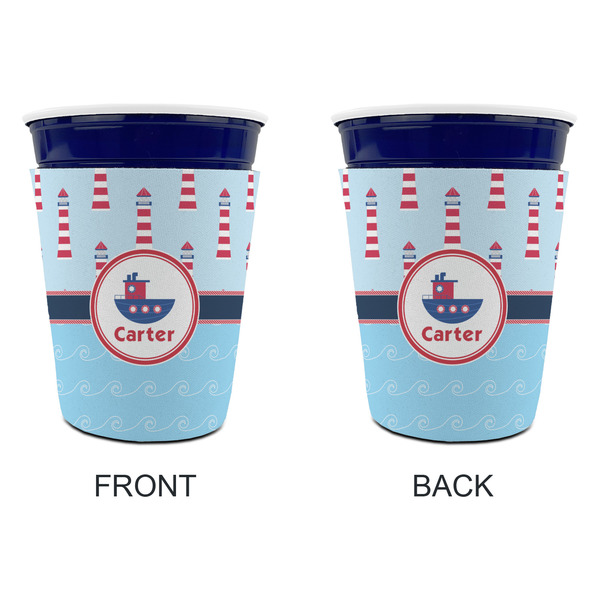Light House & Waves Party Cup Sleeves - without bottom - Approval