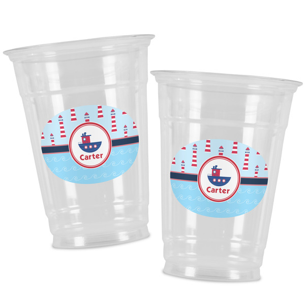 Light House & Waves Party Cups - 16oz - Alt View