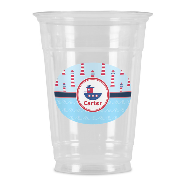 Custom Light House & Waves Party Cups - 16oz (Personalized)