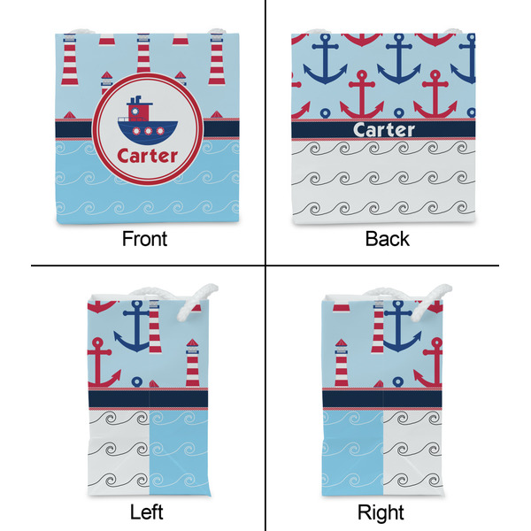 Light House & Waves Party Favor Gift Bag - Gloss - Approval