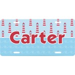 Light House & Waves Front License Plate (Personalized)