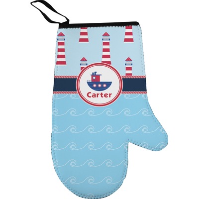 Light House & Waves Oven Mitt (Personalized)