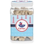 Light House & Waves Dog Treat Jar (Personalized)