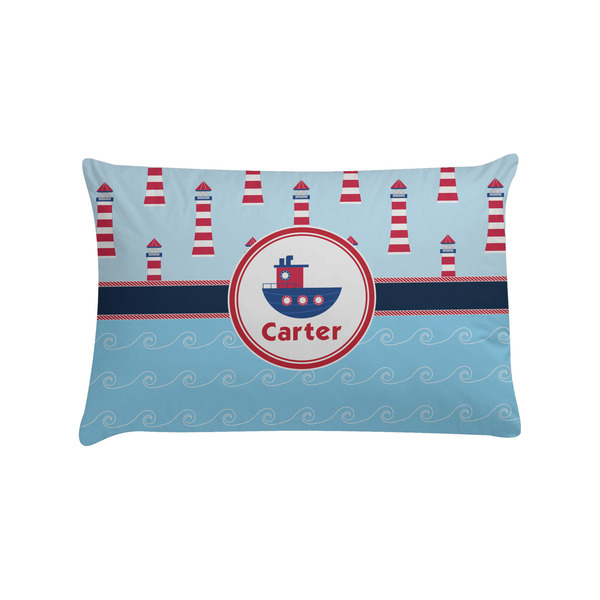 Custom Light House & Waves Pillow Case - Standard (Personalized)