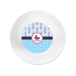 Light House & Waves Plastic Party Appetizer & Dessert Plates - 6" (Personalized)