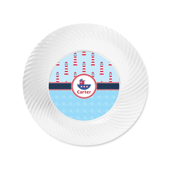 Light House & Waves Plastic Party Appetizer & Dessert Plates - Approval