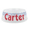 Light House & Waves Plastic Dog Bowl - Medium (Personalized)