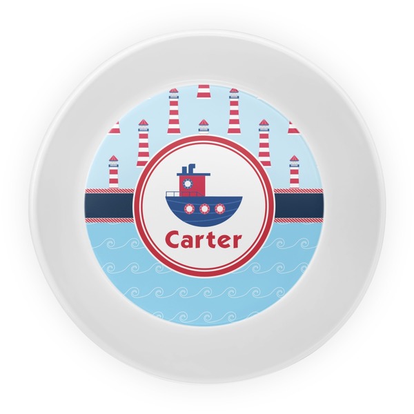 Light House & Waves Melamine Bowl - Center