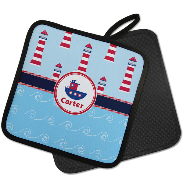 Light House & Waves Pot Holders - PARENT MAIN