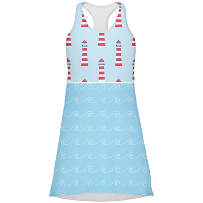 Light House & Waves Racerback Dress (Personalized)