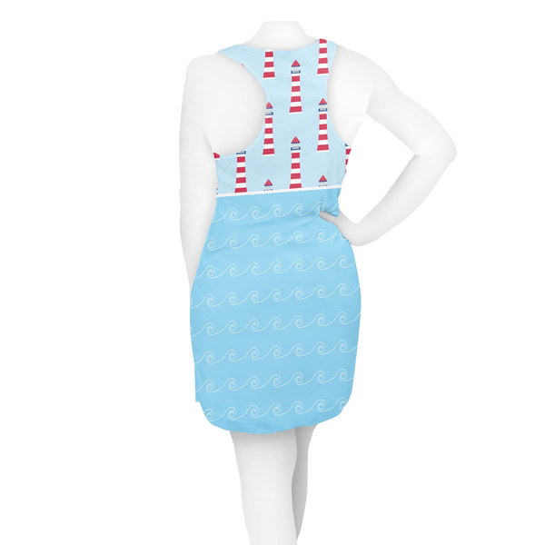 Light House & Waves Racerback Dress - On Model - Back