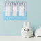Light House & Waves Rocker Light Switch Covers - Triple - IN CONTEXT
