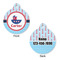 Light House & Waves Round Pet ID Tag - Large - Approval