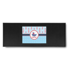 Light House & Waves Rubber Bar Mat (Personalized)