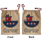 Light House & Waves Santa Sack - Front & Back (Personalized)